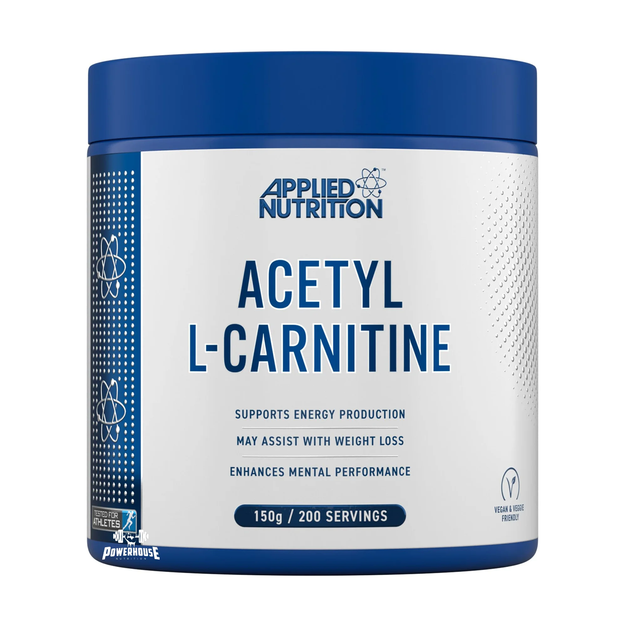 applied nutrition acetyl l-carnitine 150g карнитин во прав за енергија и слабеење