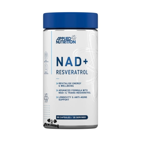 applied nutrition nad+ resveratrol антиоксидантна поддршка - суплемент за виталност