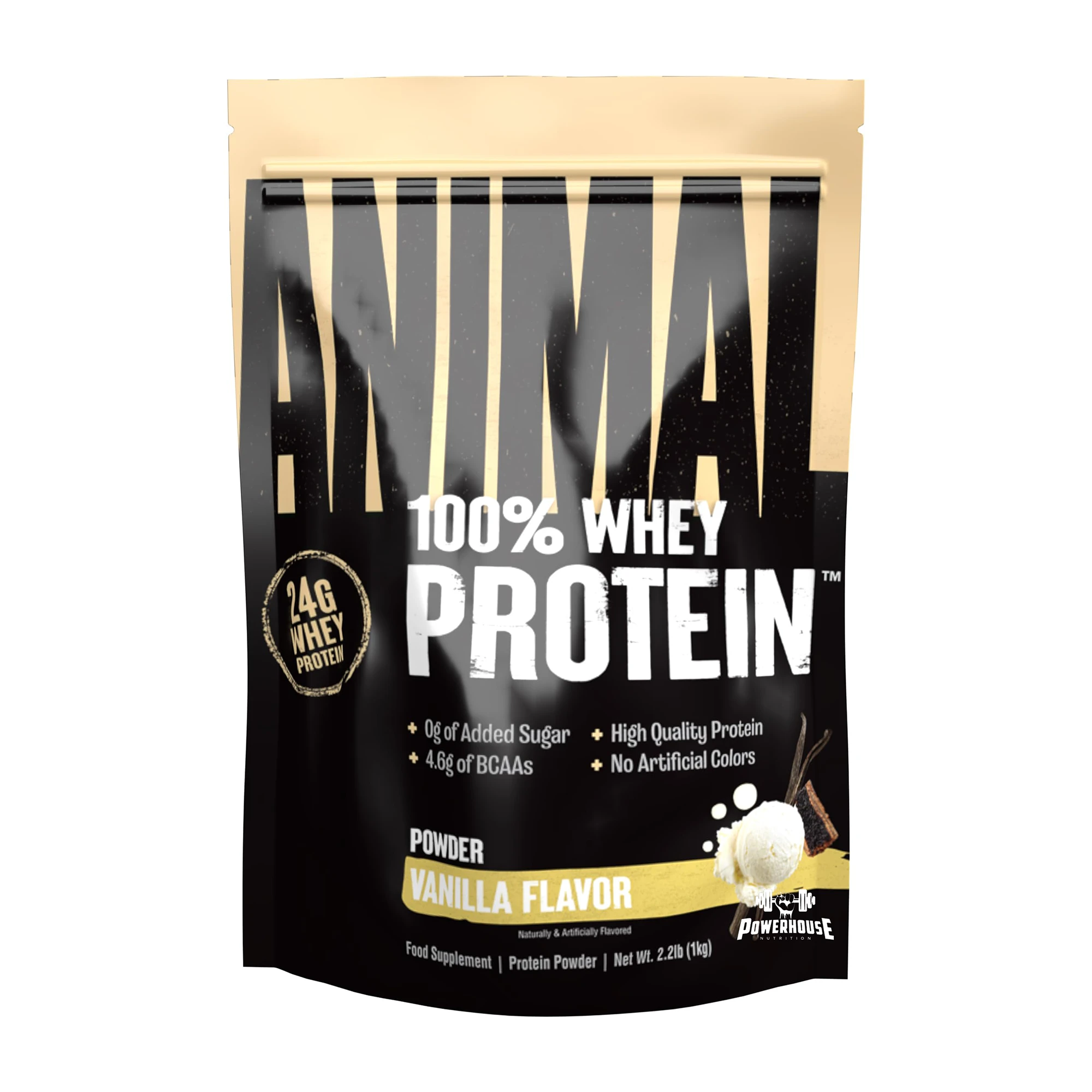animal 100% whey protein powder 1kg powerhouse suplementi mk Animal 100% Whey протеин во прав 1кг суплемент за тренинг