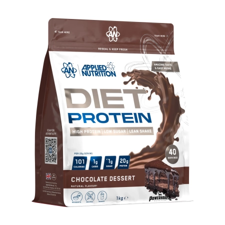 Diet Protein Whey за градење мускули и слабеење во 1кг пакување од Applied Nutrition
